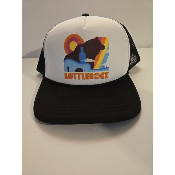 Bottlerock Music Festival Concert NapaValley CA Snapback Mesh Trucker Hat 2022 - Picture 1 of 9
